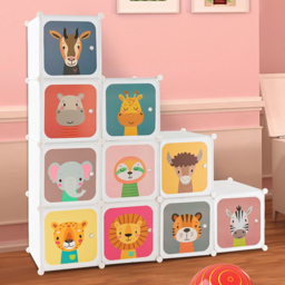 Costway 12 Cube White Portable Kids Wardrobe - Size: 45.7 x 38.1 x 20.32cm - Wilko - thumbnail 1