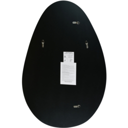 MirrorOutlet The Lapillus Frameless Pebble Wall Mirror 120 x 80cm - Clear - Wilko - thumbnail 5