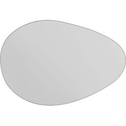 MirrorOutlet The Lapillus Frameless Pebble Wall Mirror 120 x 80cm - Clear - Wilko - thumbnail 4