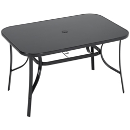 Living and Home Wicker 4 Seater Black Dining Set - Wilko - thumbnail 6