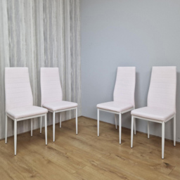 Kosy Koala Set of 4 Pink Faux Leather Dining Chair - Wilko - thumbnail 1