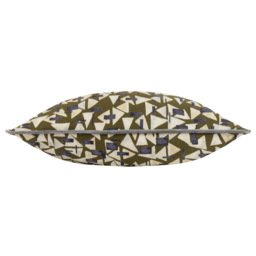 Hoem City Geometric Multicolour Piped Cushion - Size: 60 x 30cm - Wilko - thumbnail 4