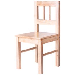 Bigjigs Toys Natural Wooden Chair - Size: 29 x 27 x 57cm - Wilko - thumbnail 3