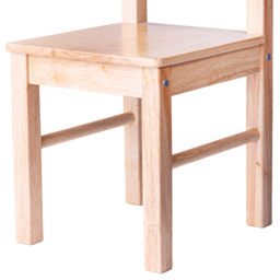 Bigjigs Toys Natural Wooden Chair - Size: 29 x 27 x 57cm - Wilko - thumbnail 5