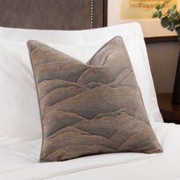 Paoletti Stratus Taupe Jacquard Cushion - Size: 45 x 45 cm - Multi - Wilko - thumbnail 3