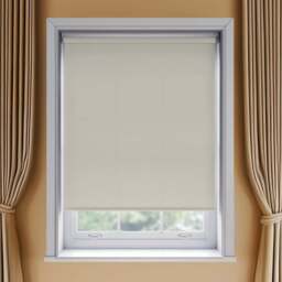 New Edge Blinds Thermal Blackout Roller Blind Oyster 140cm - Size: W 140cm x D 170cm - Brown - Wilko