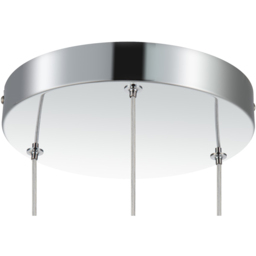 Cosylyte Nyah 3 Light Chrome Spiral Cluster LED Pendant Light - Size: 25 x 40.5 x 24cm - Silver - Wilko - thumbnail 7
