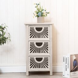 Aurora Storage Tower Cream - Wilko