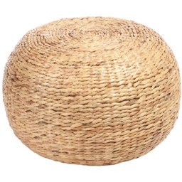Desser Furniture Danish Round Rattan Footstool - Size: 41 x 60 x 60cm - Brown - Wilko - thumbnail 3