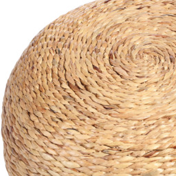 Desser Furniture Danish Round Rattan Footstool - Size: 41 x 60 x 60cm - Brown - Wilko - thumbnail 4
