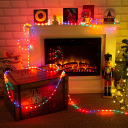 The Christmas Workshop 25m Multicolour String Light - Wilko - thumbnail 1