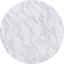 Seconique Dallas Marble and Gold Effect Round Nest of Tables Set of 2 - Size: 74 x 74 x 47cm - White - Wilko - thumbnail 7