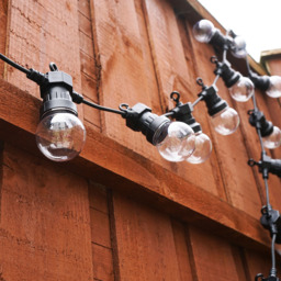 ValueLights 10 Bulb Black Festoon Warm White LED Garden String Light - Size: 11 x 570 x 16cm - Wilko - thumbnail 7