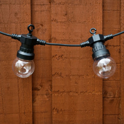 ValueLights 10 Bulb Black Festoon Warm White LED Garden String Light - Size: 11 x 570 x 16cm - Wilko - thumbnail 5