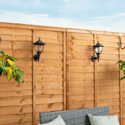 ValueLights Mayfair Set of 2 Black Outdoor Solar Wall Fence Lights - Size: 30 x 16.8 x 16.8cm - Wilko - thumbnail 6