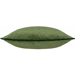 Paoletti Torto Moss and Emerald Square Velvet Touch Piped Cushion - Size: 50 x 50 cm - Multi - Wilko - thumbnail 3