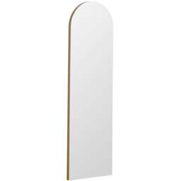 Yearn Gold Arched Narrow Mirror 100 x 30cm - Wilko - thumbnail 1