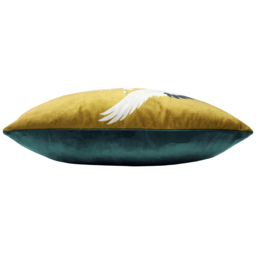Paoletti Kensho Gold Printed Cushion - Size: 50 x 50 cm - Wilko - thumbnail 4