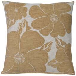 Velosso Poppy Latte Chenille Filled Cushion 43 x 43cm 2 Pack - Cream - Wilko - thumbnail 1