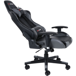 Furniture Online Pro Fx Grey Faux Leather Reclining Gaming Chair - Size: 128 x 67 x 53cm - Wilko - thumbnail 5