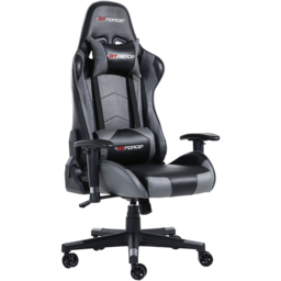 Furniture Online Pro Fx Grey Faux Leather Reclining Gaming Chair - Size: 128 x 67 x 53cm - Wilko - thumbnail 3