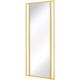MirrorOutlet The Genestra Gold Modern Wall and Leaner Garden Mirror 180 x 80cm - Size: 180 x 80 x 3cm - Wilko - thumbnail 4