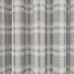 Helena Springfield Harriet Woven Lined Blush and Grey Curtains 229 x 229cm - Size: W 228 x D 228cm - Blush/Grey - Wilko - thumbnail 4