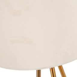 Pacific Lifestyle Houston Brushed Brass Metal Tripod Table Lamp - Gold - Wilko - thumbnail 4