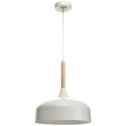 Milagro Taylor White Pendant Lamp 230V - Size: 30 x 30 x 90cm - Wilko - thumbnail 1