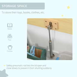 Tommy Toys White Wooden Storage Bench - Wilko - thumbnail 7