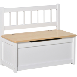 Tommy Toys White Wooden Storage Bench - Wilko - thumbnail 3