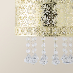 ValueLights Enna Modern Gold Jewel Droplet Ceiling Pendant Light Shade - Size: 24 x 25 x 25cm - Wilko - thumbnail 5