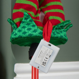 Samuel Alexander Soft Animated Elf Kicking Legs Christmas Decoration 55cm - Size: 55 x 17 x 13cm - Red and White - Wilko - thumbnail 7