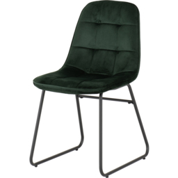 Seconique Quebec Medium Oak Effect 4 Seater Lukas Dining Set Emerald Green - Brown - Wilko - thumbnail 5