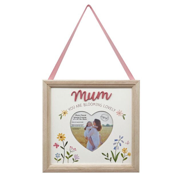 Mum Floral Stand and Hang Wood Frame - The Port. Co Gallery - Wilko - image 1