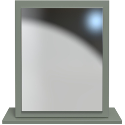 Crowndale Reed Green Mirror Ready Assembled - Size: 51 x 48cm - Wilko - thumbnail 3