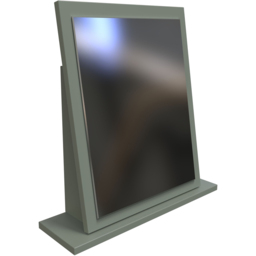 Crowndale Reed Green Mirror Ready Assembled - Size: 51 x 48cm - Wilko - thumbnail 4