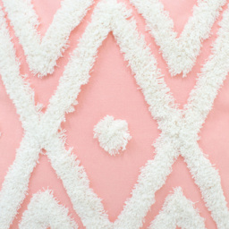 Intimates Bergen Tufted Pink Filled Cushion 43 x 43cm 2 Pack - Wilko - thumbnail 3