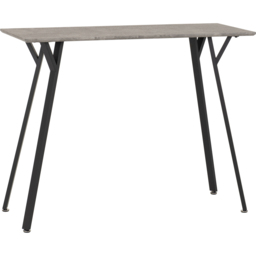 Seconique Quebec Bar Table Black Concrete Effect - Size: 2 Seater - Wilko - thumbnail 3