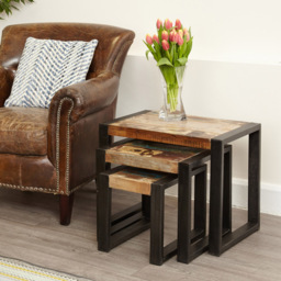 Baumhaus Urban Chic Nest of Tables Set of 3 - Multi - Wilko - thumbnail 6