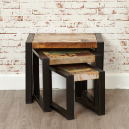 Baumhaus Urban Chic Nest of Tables Set of 3 - Multi - Wilko - thumbnail 4
