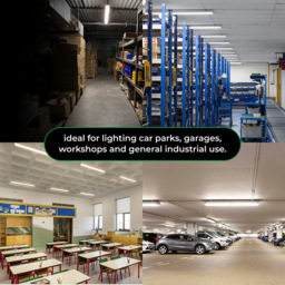 ENER-J 6 Pack 50W 3000K LED Backlit Panel Lights - Size: 151 x 8.2 x 8.2cm - White - Wilko - thumbnail 7