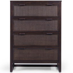 Teamson Home Hatteras 4 Drawer Espresso Dresser - Wilko - thumbnail 3