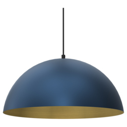 Milagro Beta Blue Pendant Lamp 230V - Size: 45 x 45 x 90cm - Wilko - thumbnail 3
