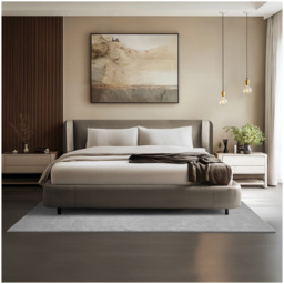 tectake Zonelle Grey Short Pile Ultra Soft Rug 200 x 140cm - Size: 112 x 74 x 77cm - Black - Wilko - thumbnail 3