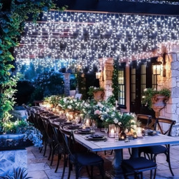 Living and Home 800 Cool White LED Solar Powered Icicle String Lights with Remote Control 20m - Size: 20 x 8 x 11cm - Black - Wilko - thumbnail 7