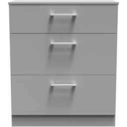 Crowndale Devon 3 Piece Dusk Grey Bedroom Furniture Set - Wilko - thumbnail 6