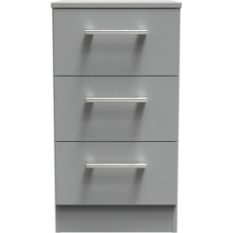 Crowndale Devon 3 Piece Dusk Grey Bedroom Furniture Set - Wilko - thumbnail 4