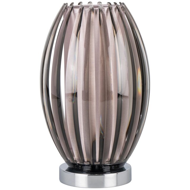Alayna Smoke Table Lamp - Size: 18 x 30 x 30cm - Wilko - image 1