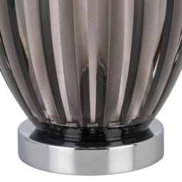 Alayna Smoke Table Lamp - Size: 18 x 30 x 30cm - Wilko - thumbnail 4